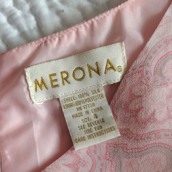 Merona 100% Silk Dress - Picture 3 of 10